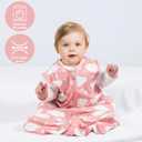 GUNTAIL Baby Sleep Sack 12-18 Months Baby Wearable Blanket 100% Rayon Cotton 2-Way Zipper Toddler Sleeping SackComfy Soft Lightweight TOG 0.3Cloud