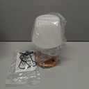 Outdoor Battery Operated Table Lamp Waterproof, 4000mAh Cordless Table Lamp Rechargeable, Touch Dimmable Desk Lamp, LED Night Light for Patio Camping Restaurant Home (Wood Grain, 9.6in)