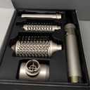 MESCOMB 5-in-1 Hot Air Styler Kit – 110, 000 RPM Fast-Drying Dryer, Auto-Wrap Curlers, Straightening & Volumizing Brushes All-in-One (Champagne White)