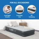 SLEEPLUX Durable Inflatable Air Mattress with Built-in Pump, Pillow and USB Charger