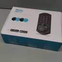 Veise VE07-H Fingerprint Smart Locks for Front Door with Handle Set, App Control, Keyless Entry Keypad Deadbolt, Digital Electronic Touchscreen, Easy Install, Auto Lock, Matte Black