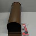 Brown Mailboxes for Outside, RAINHOL Post Mount Mailbox, Galvanized Steel Medium Capacity Mail Boxes, 19 x 8.7 x 6.7 Inches