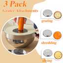 Mixing Bowls with Lids Set, 6 PCS Stainless Steel Mixing Bowls with 3 Grater Attachments, Kitchen Food Storage Organizers Nesting Mixing Bowl, Large Size 4.5, 3.5, 2.1, 1.5, 1.1, 0.7QT, Khaki 