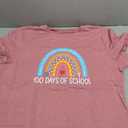 Teacher Shirt Women Rainbow Pencil Teach Graphic Tees Back to School T-Shirt Cute Short Sleeve 100 Days Teacher Gift Tops, 2Xl, Pink