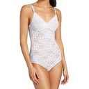 White Laced Bodysuit for Women Size XL