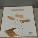 dressfan Fascinator Hats for Women,Linen Vintage Feather Headwear for Derby/Church/Wedding/Cocktail/Tea Party (Blue)