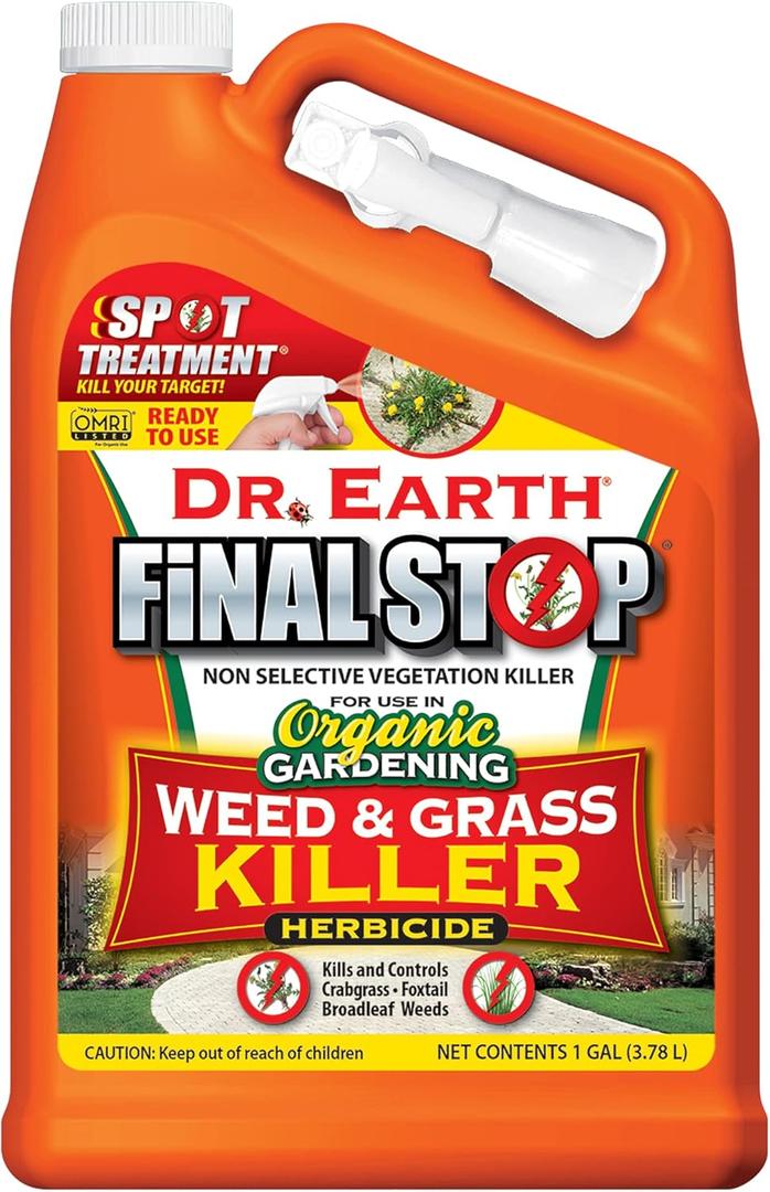 DR Earth Final Stop Ready-to-Use Natural Herbicide, 1 Gallon