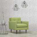 RoomMates RMK12275PL Tick Marks Peel and Stick Wallpaper, Black, White