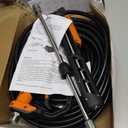 FIXFANS Pressure Washer Gun and Hose Kit, 50 FT High Power Washer Hose with Replacement Wand Extension, 5 Nozzle Tips, M22 Fitting