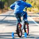 Bicycle Training Wheels for Kids Stronger Version Replacement Adjustable Bicycles Stabilizer for Children, Suitable for 12/14/ 16/18/ 20/ inch Children's Single Speed Bikes