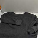 Eytino Women Plus Size Sweatshirts Long Sleeve Crew Neck Casual Oversized Soft Pullover Tops Shirts,5XL Black