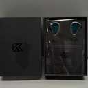 Linsoul KZ AS16 Pro Wired Earbuds, 16BA Balanced Armature Drivers Earphones HiFi Bass in Ear Monitor Earphones with Detachable 0.75mm 2 pin Cable (Cyan, Without Mic)