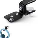 BRAINWAVZ Hengja - The Desk Headphone Stand Hanger Mount, All Metal, Rotatable Mount, PC & Gaming Headset Holder