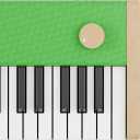Loog Digital Piano - Portable Keyboard for Beginners with Musician Grade Sound, MIDI Over USB-C Rechargeable Musical Educational Instrument (Loog x Duolingo piano)
