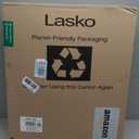 Lasko Pedestal Fan, Oscillating Fan for Bedroom with Adjustable Height and 3 Cooling Speeds, Portable, 18", Black, 1827