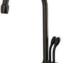 Westbrass D272-12 Develosah Hot/Cold Dispenser with Two Handle Hot and Cold Water Dispenser Faucet, Oil Rubbed Bronze