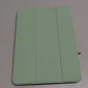 MoKo for iPad (A16) 11th Generation Case 11 Inch 2025, iPad 10th Generation Case 10.9 Inch 2022, Slim Stand Hard PC Translucent Back Shell Smart Cover, Support Touch ID, Auto Wake/Sleep, Green