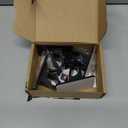 4 Pieces Self Adhesive Curtain Rod Bracket, Universal Plastic Curtain Rod Holders, No Drill Curtain Rod Brackets Curtain Rod Hooks for Bathroom, Bedroom, Livingroom, Kitchen (Black)