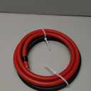 Geosiry 1/0 Battery Cable, 5FT Red + 5FT Black 1/0 Welding Cable, Stranded Oxygen-Free Pure Copper Wire for Automotive, Battery, Solar, Marine and Generator