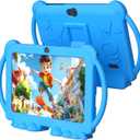 Kids Tablet, 7 inch Tablet for Kids 4GB+32GB Supports 1TB expansion Android Preinstalled Parental Control Children Education Toddler Tablets with Dual camera Bluetooth WIFI6 Shockproof Kickstand Case