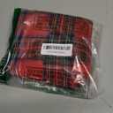 Softalker Christmas Checkered Tartan Table Runner - Red Buffalo Plaid Xmas Stain Resistant Washable Winter Table Decoration for Dining Parties Holiday Indoor Outdoor Decor, 13 x 90 Inch