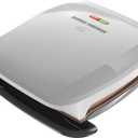 George Foreman GR260P 4 Serving Classic Plate Grill, Platinum
