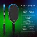 JOOLA 3S Pickleball Paddles – Raw Carbon Fiber Surface – Ben Johns Perseus, Hyperion, Scorpeus & Magnus Shapes – Elongated, Wide Body & Aero Curve Designs – 14mm/16mm Paddles – UPA-A Certified