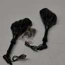 Motorcycle Rear View Side Mirrors-10mm Clockwise Threaded Mounting Bolt-Fits for Kawasaki, for Suzuki, for Victory and More-Pair