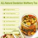 Dandelion wolfberry tea liver and kidney cleanse teaSeven Herbal Ingredients Natural Blend (1PCS), BBD 02/25/2026