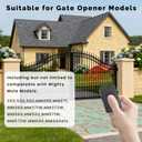 Gate Opener Remote Replacement for GTO Mighty Mule Gate Opener Remote Control FM135 RB741 Single Button 9 DIP Switch of 3 Positions 318MHZ-2 Pack