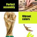 Official FIFA World Cup 2026 Edition Trophy Puzzles for Adults, 200 Pieces Football Merchandise Wooden Puzzles, Unique Soccer Gifts for Fans, Collectors Puzzle, 6.3 x 15.7 Inch Sports Souvenirs, 200Pcs