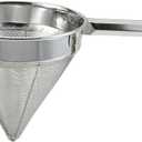 Winco China Cap Strainer, 8-Inch Diameter, Fine Mesh, Medium, Stainless Steel