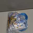 Kolldenn 12 Pcs Hanukkah Gift Bags Bulk Jewish Menorah Clear PVC Bags with Blue Handle Transparent Goodie Treat Pouch for Chanukah Festival Celebrations Party Supplies Decoration(9.84"x9.84"x3.54") (Colorful)