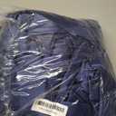 TREELY 6 Piece King Size Satin Sheet Set - Navy Blue, Deep Pocket, Fitted Sheet, Flat Sheet, 4 Pillowcases