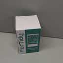 ForTidy Glass Pickle Jar with Strainer Flip for Pickle Lover - 45OZ Leakproof Airtight Juice Separator for Olive, Gherkin or Chilli, BPA Free, Dishwasher and Refrigerator Safe (White, 45 oz*1 pack)