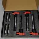 OCPTY 4 Ignition Coils with 4 Iridium Spark Plugs Uf529, 06E905115E, 06E905115F 2005-2013 for Audi A3 2.0L/L4, 2013-2016 for Audi A4 All road 2.0L/L4