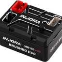 INJORA MB100 G2 Waterproof Brushed ESC 40A for 1/24 1/18 RC Crawler SCX24 AX24 TRX4M Upgrade (V3)