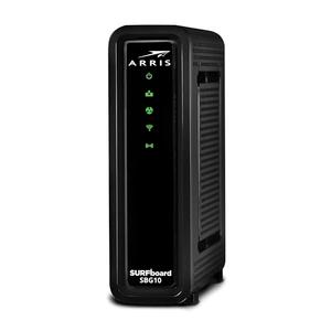ARRIS (SBG10-RB) - Modem Router Combo - DOCSIS 3.0 16 x 4 Gigabit & AC1600 WiFi, [Check with your provider for compatibility]400 Mbps Max Internet Speeds