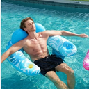 SLOOSH Inflatable Pool Floats Adult, Pool Chairs with Cup Holders,X-Large Blow up Floats Chair,Hammock Noodle Mat for Relaxing Summer Water Fun Swimming Party Beach
