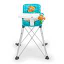 Bright Starts Disney Baby Finding Nemo Pop n Dine Portable Highchair, Suction Cup Nemo Toy, Space Saving High Chair for Indoor/Outdoor Dining with Fast, Easy, Compact Fold, 6 Months - 45 Pounds