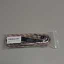 EcoBark Dog Leash - Soft & Reflective Comfort Leash with Padded Handle - Safe, Strong, & Durable for Small, Medium or Large Dogs (Tan Plaid) (5 ft x 3/4 in - Narrow Width)