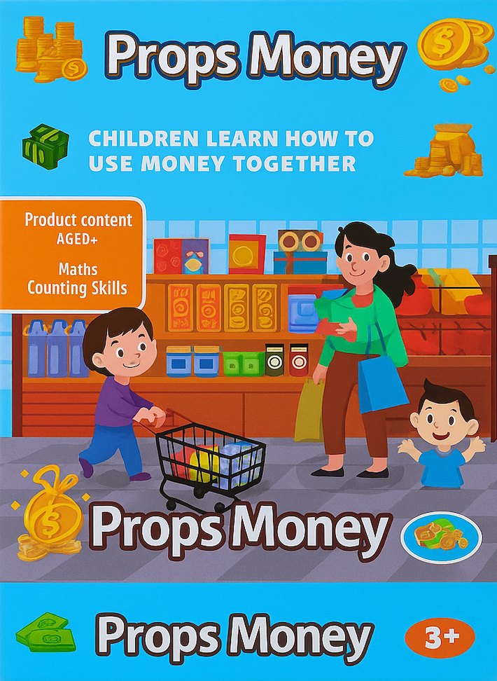 Props Money Kids Game Learning educational Play