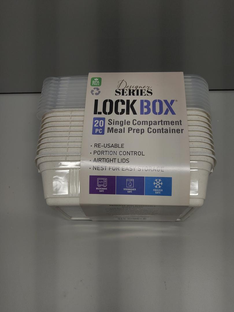 DD FF LB MEAL PREP 1 COMPARTMENT 20 PC