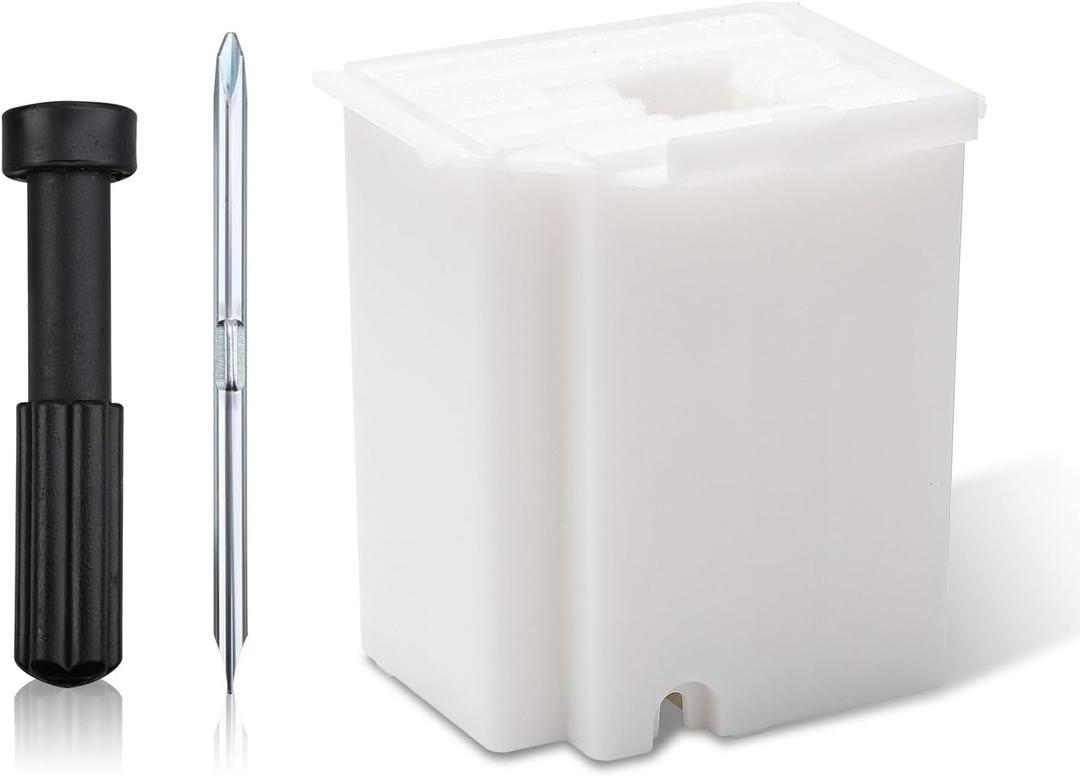 Waste Ink Pad Replacement for EPSON Ecotank ET-2800 ET-2803 ET-4800 ET-2400 ET-2720 ET-4700 ET-2711 L3110 L3250 L3150 L3210 Printer, Ink Tank Maintenance Box with Absorbent Sponge & Screwdriver