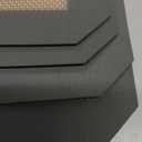 Amazon Basics Non-Stick Silicone Baking Mat, Food Safe, Dishwasher Safe, Heat Resistant, 16.5" x 11.6", Beige/Gray, Rectangular, 4-Pack