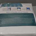 PlushDeluxe Premium 100% Waterproof Mattress Encasement, Breathable Soft Cotton Terry Surface (12"-15" Deep, King 76X80)