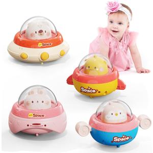 4PCS Animal Cars Toddler Toys, Baby Toys 1 Year Old, Press and Go Car 1 Year Old Girl Toys, Baby Valentines Day Gifts Toys for 1 2 Year Old Girls