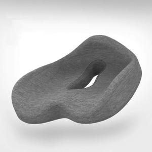 Trendy Moon Memory Foam Seat Coccy Cushion for car seat,Wheelchair,Office Chair,Computer.with Washable Cover,for Sciatica Relief and Comfort (Dark Grey+ Dark Grey)