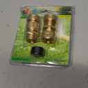 HQMPC Garden Hose Quick Connect Solid Brass Quick Connector Garden Hose Fitting Water Hose Connectors 3/4 inch GHT (2SETS)