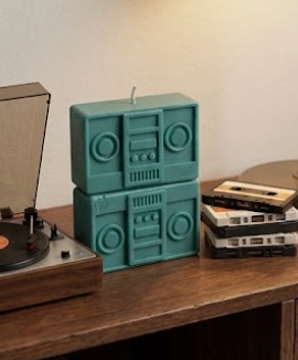 Boom Box Candles 2pc